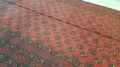Special Offer!!!PERSIAN CARPET AFGHAN TORKAMAN  285cm x 200cm HAND KNOTTED(with certificate}