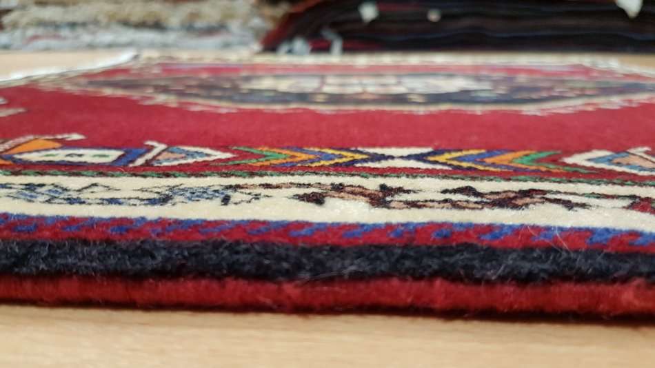 Very Fine Persian Qashgaye Carpet 65cm x 65cm Hand Knotted