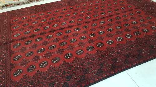 Special Offer!!Persian Red Afghan Carpet 292cm x 195cm Hand Knotted