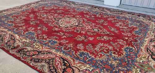 Persian Sabzevar Carpet 424cm x 304cm Hand Knotted
