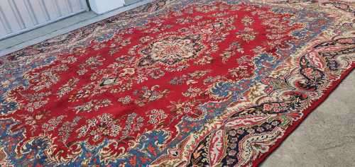 Persian Sabzevar Carpet 424cm x 304cm Hand Knotted