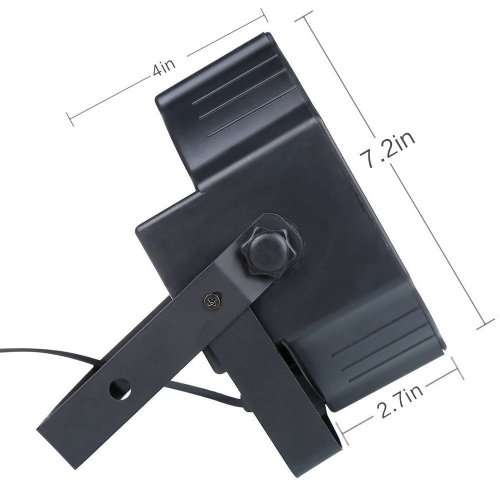 Take from 6pcs/36 LEDs DMX 512 RGB Color Mixing Wash Can Par Light