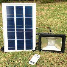Brand new 50W LED solar remote control floodlight with solar panel