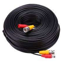50m Video Power Cable CCTV Security Camera Extension Wire DVR BNC RCA Cord