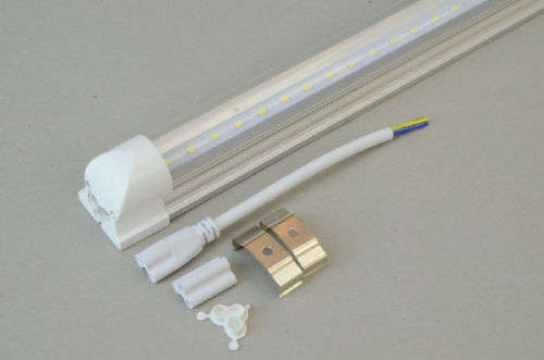 T8 5FT 1.5M 20W LED Tube with intergrated housing 220v (clear or frosted cover)