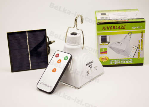 BULK FROM 6//  LED solar panel with GD-5017 remote control, rechargeable