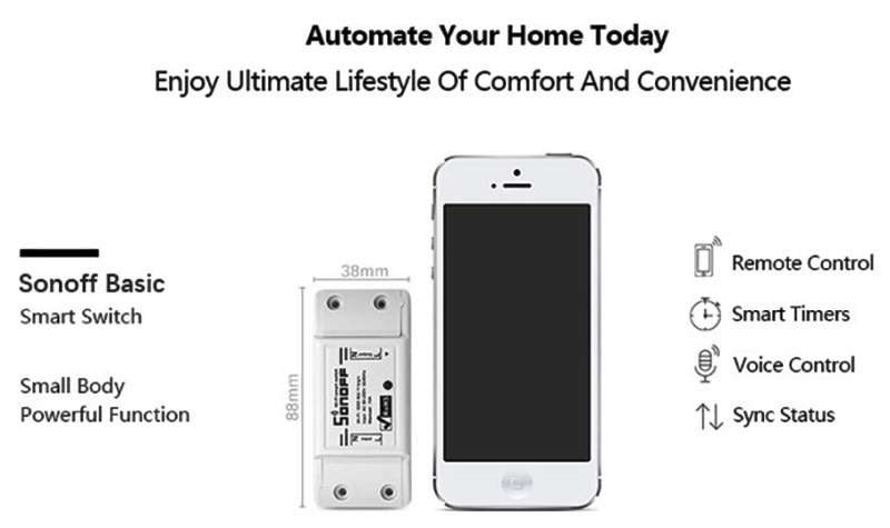 Sonoff Basic Wireless Smart Switch (4PCS) - BEST BUY