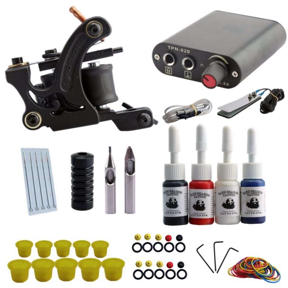 DIY Tatoo Machine Kit with Needles and Ink