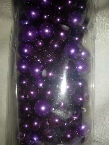Purple pearl beads