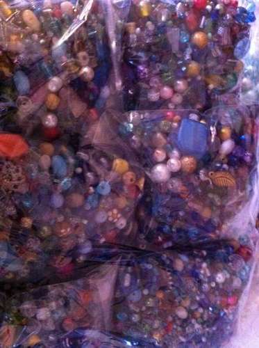 Massive packet of beads