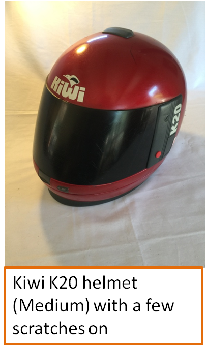 Motorcycle Helmets x 3