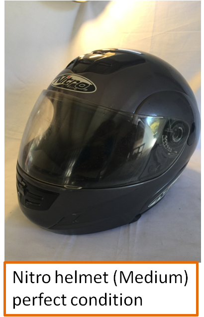 Motorcycle Helmets x 3