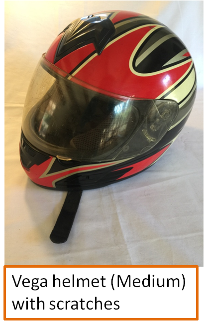 Motorcycle Helmets x 3