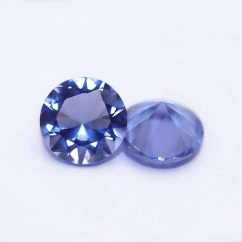 2 x STUNNING NATURAL TANZANITE 0.20CT ROUND CUT. EXCELLENT FOR BRACELETS, RINGS, EARRINGS