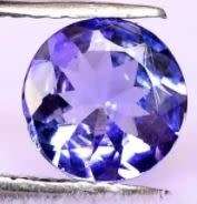 0.20ct MIND BOGGLING!! 100% GENUINE Natural TANZANITE ROUND CUT