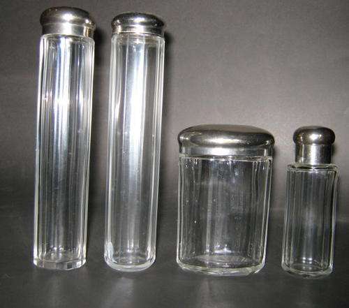 VINTAGE CYLINDER SCENT PERFUME/TOILETRY BOTTLES