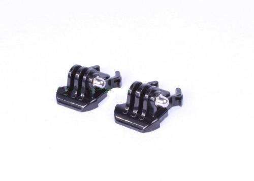 GP06 2pcs Black Buckle Basic Strap Mount Clips For GoPro and other action Cameras