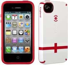 Speck CandyShell Limited Edition Flags Case - England for iPhone 4s/4