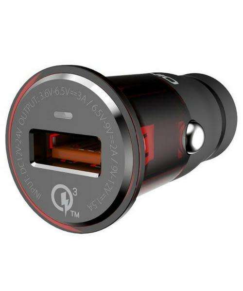 Fast Car Charging adapter QC 3.0 usb plug power outlet Car Charger with Cable for Iphone 7