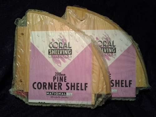SHELF KIT --- 200 mm PINE CORNER SHELF DIY --- 2 KITS AVAILABLE --- BUY BOTH GET FREE SHIPPING!!!