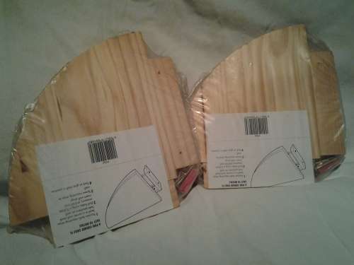 SHELF KIT --- 200 mm PINE CORNER SHELF DIY --- 2 KITS AVAILABLE --- BUY BOTH GET FREE SHIPPING!!!