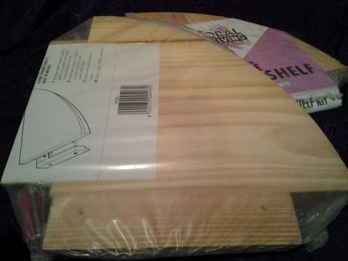 SHELF KIT --- 200 mm PINE CORNER SHELF DIY --- 2 KITS AVAILABLE --- BUY BOTH GET FREE SHIPPING!!!