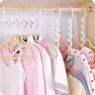 8 pcs Space Saver WONDER HANGER Magic Clothes Hook Closet Organizer
