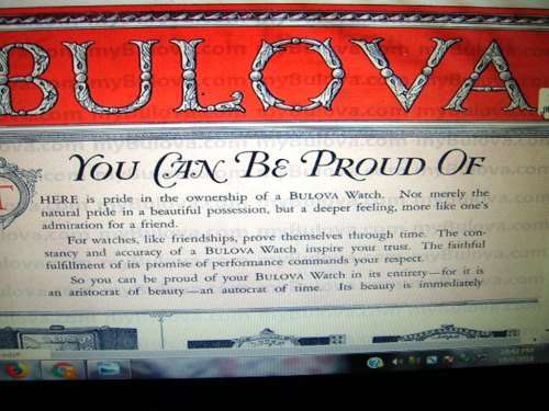 AMAZING ANTIQUE 1923 LADIES BULOVA