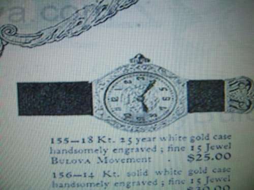 AMAZING ANTIQUE 1923 LADIES BULOVA
