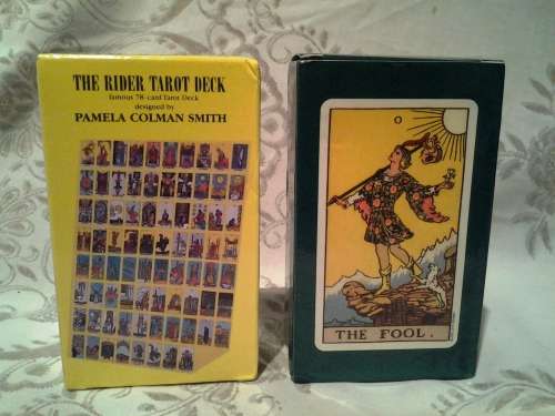 RIDER-WAITE TAROT DECK - NEW IN BOX - 1 ORIGINAL AND 1 CENTENNIAL EDITION - 10CM X 6CM -  R185 EACH