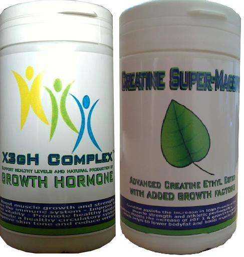 COMBO - Creatine Super-Massive & X3gH Complex (HGH) - COMBO