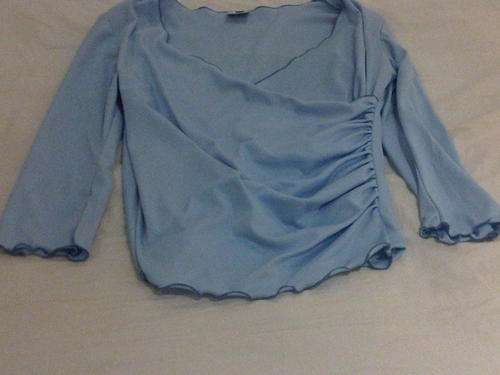 Lovely blue ruched top from Foschini, new without Tags