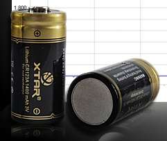10x XTAR CR123A battery 1400mAh FREE SHIPPING