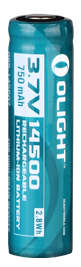 Olight 14500 750mAh battery- FREE SHIPPING