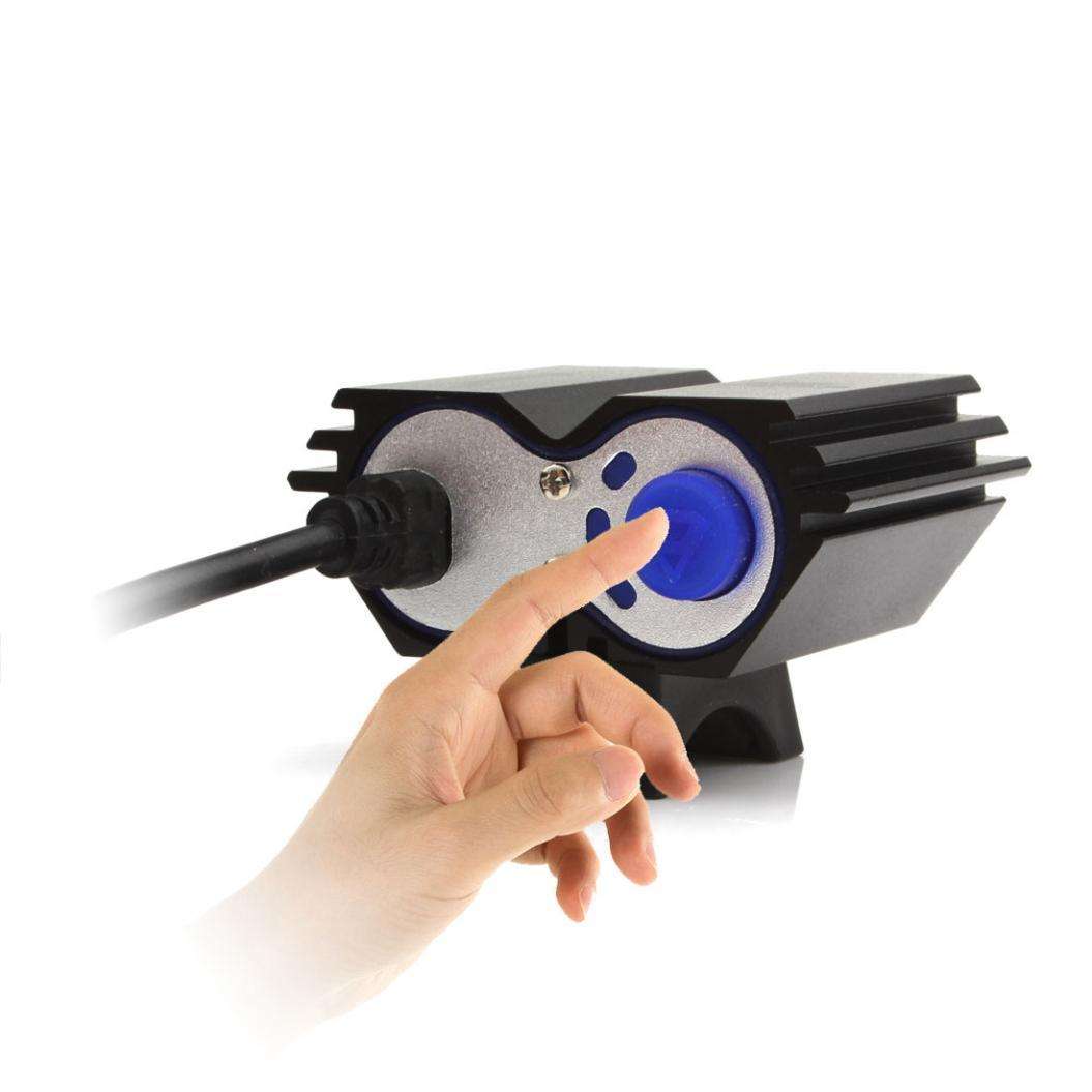 Waterproof Owl USB LED XM-L T6 Bicycle Headlight