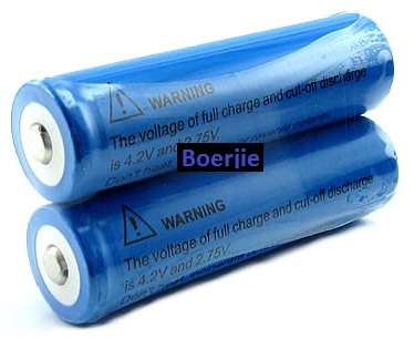 2x 18650 battery with 220v Charger FREE SHIPPING