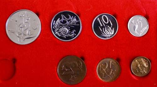 1977 PARTIAL PROOF SET IN RED S.A. MINT BOX - R1 START