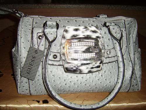 GREY GUESS HANDBAG FOR LADIES .....