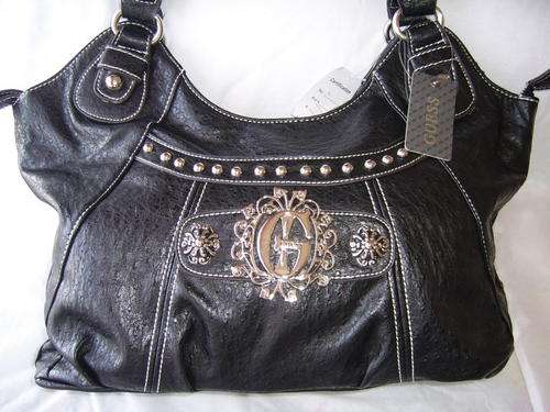 *****ELEGANT AND STUNNING GUESS HANDBAG ****** NEW IN STYLE*************LOVELY BLACK***********