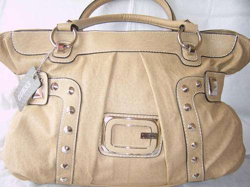 GUESS HANDBAG IN NEW IN STYLE***LIGHT BROWN***