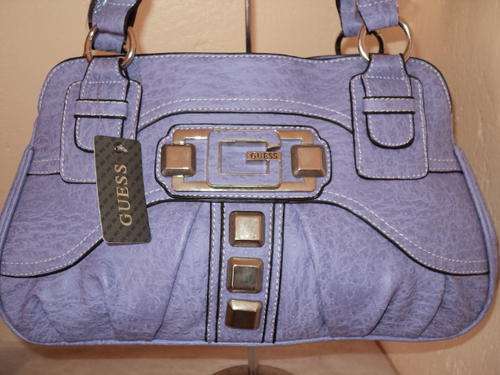 ***ELEGANT GUESS HANDBAG ****BLUESH*PURPLE***