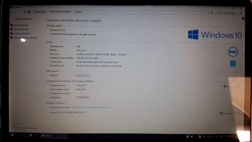 Dell XPS 13.3" i5 CPU, 256GB SSD, 4GB Ram