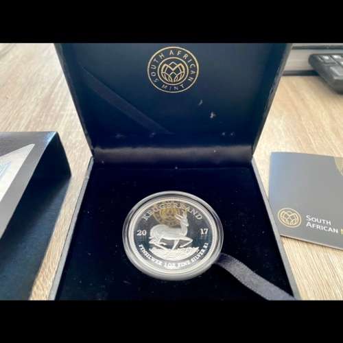 *** 2017 1oz SILVER PROOF Krugerrand ***