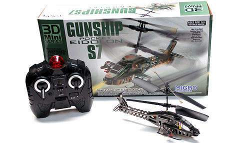 GUNSHIP S7 MINI APACHE RC HELICOPTER
