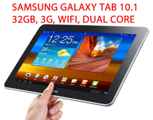 ## CRAZY R1 AUCTION!! ## SAMSUNG GALAXY TAB 10.1 32GB, BUILD-IN 3G + WIFI (GT-P7500)