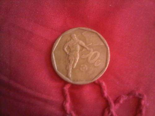 50 Cent Soccer Coin