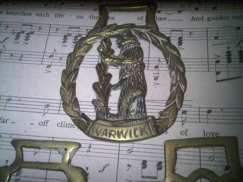 Vintage Brass Horse Ornaments