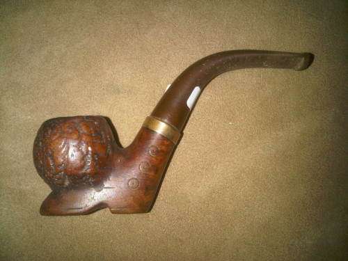Vintage Soccer Ball Pipe