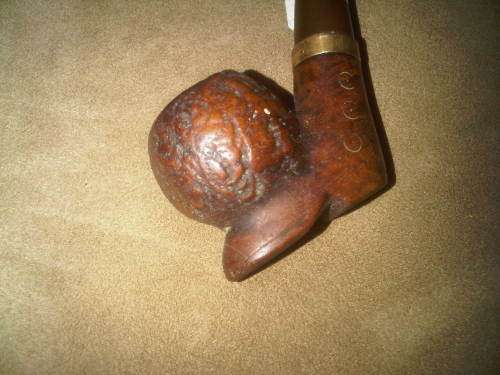 Vintage Soccer Ball Pipe