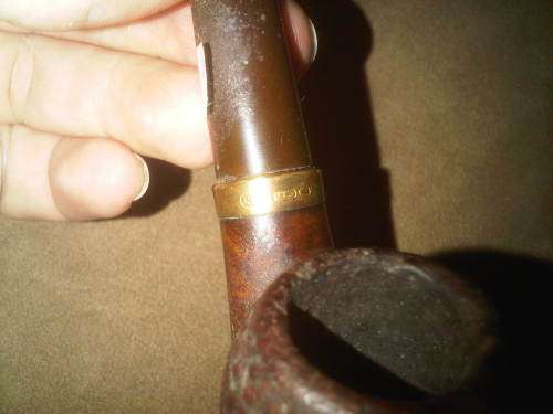 Vintage Soccer Ball Pipe